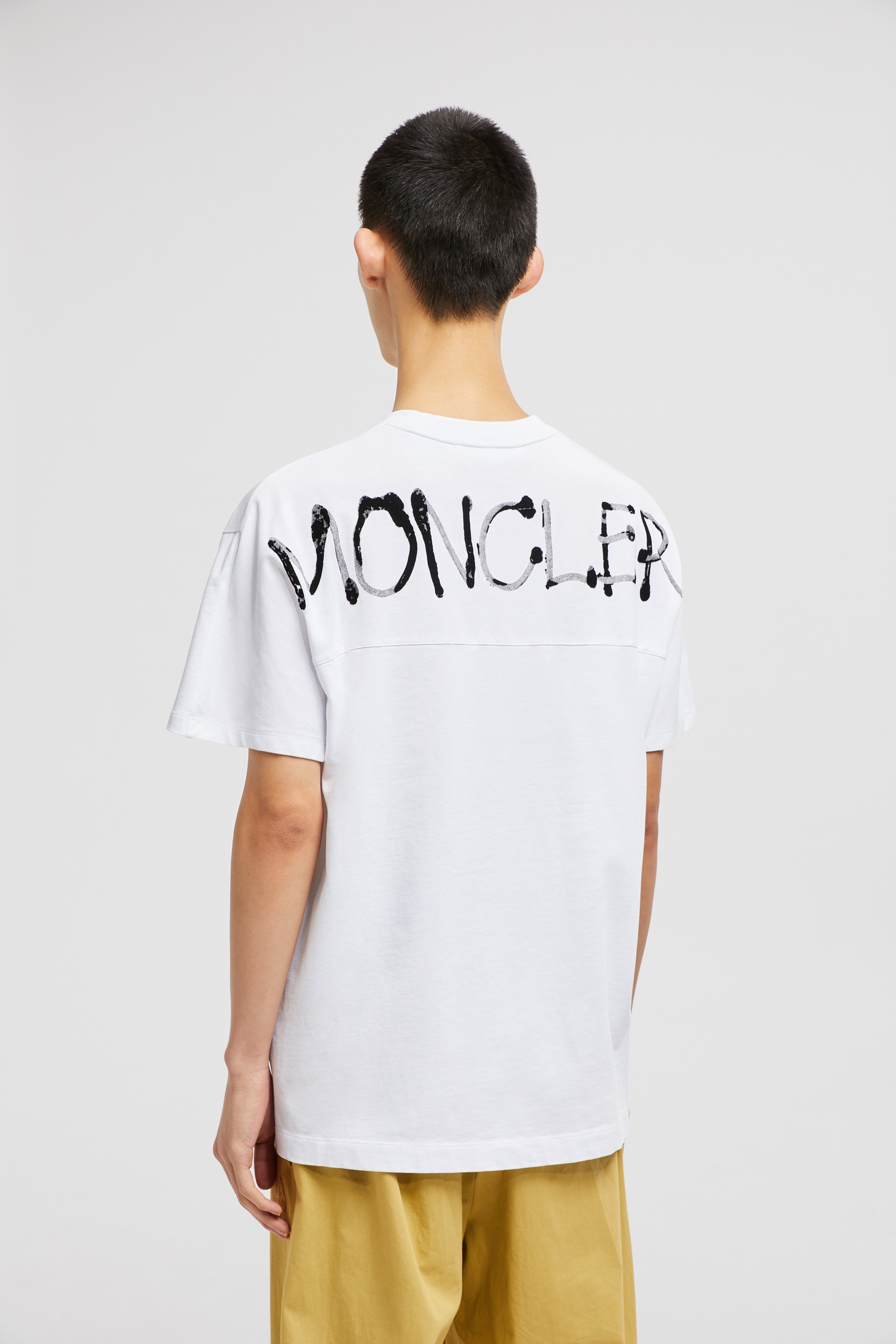 Graffiti Logo Cotton T-Shirt - 5