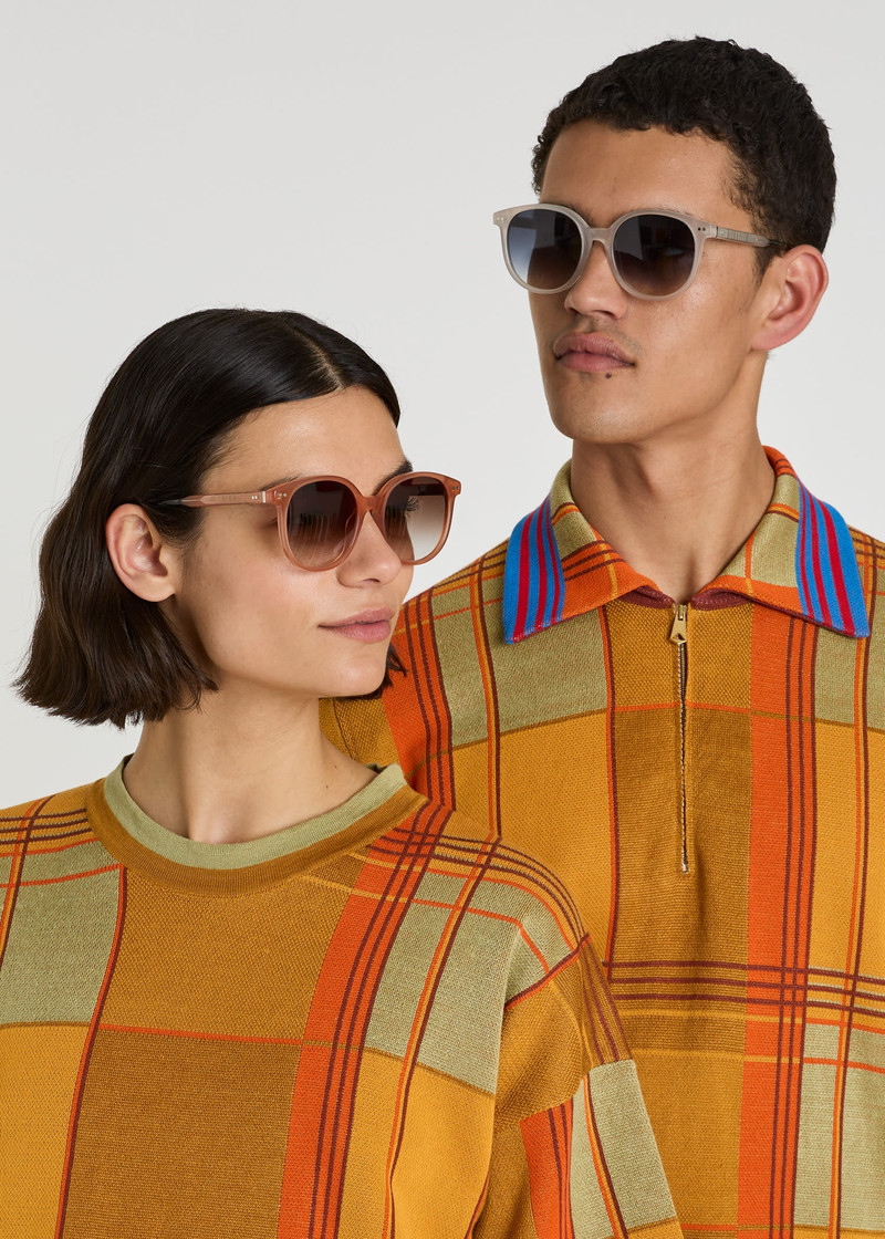 Opal White 'Finch' Sunglasses 7