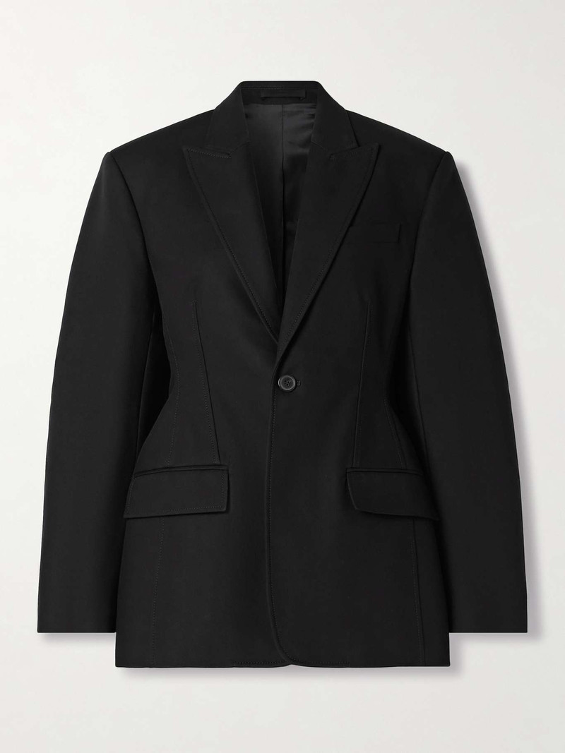 Contour cotton-twill blazer Black - 1