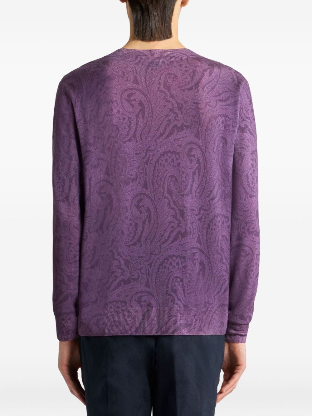 paisley-print jumper - 3
