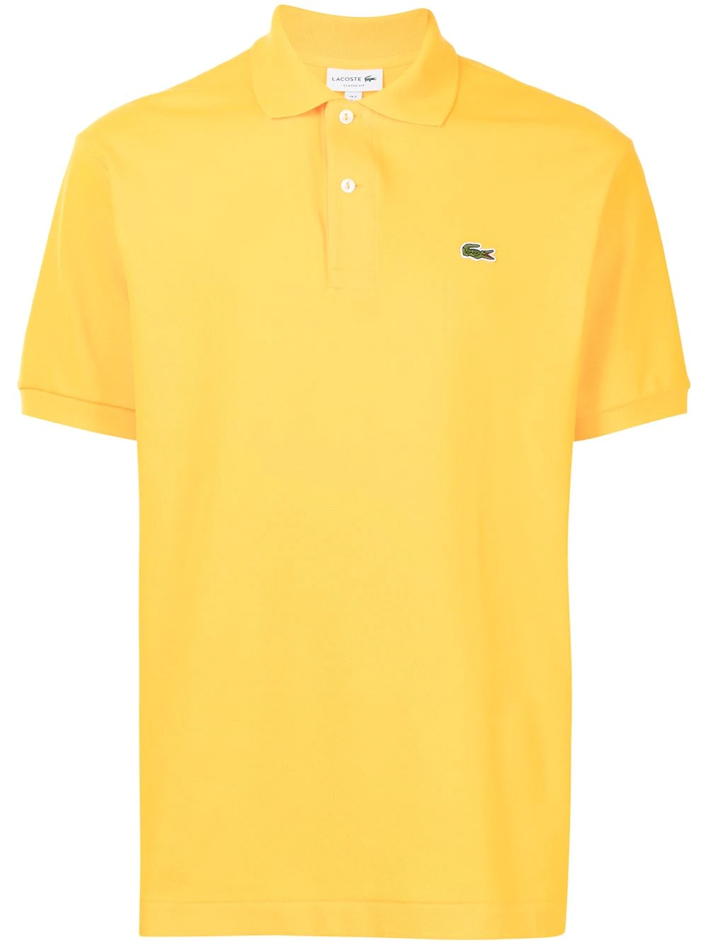 logo-embroidered polo shirt - 1