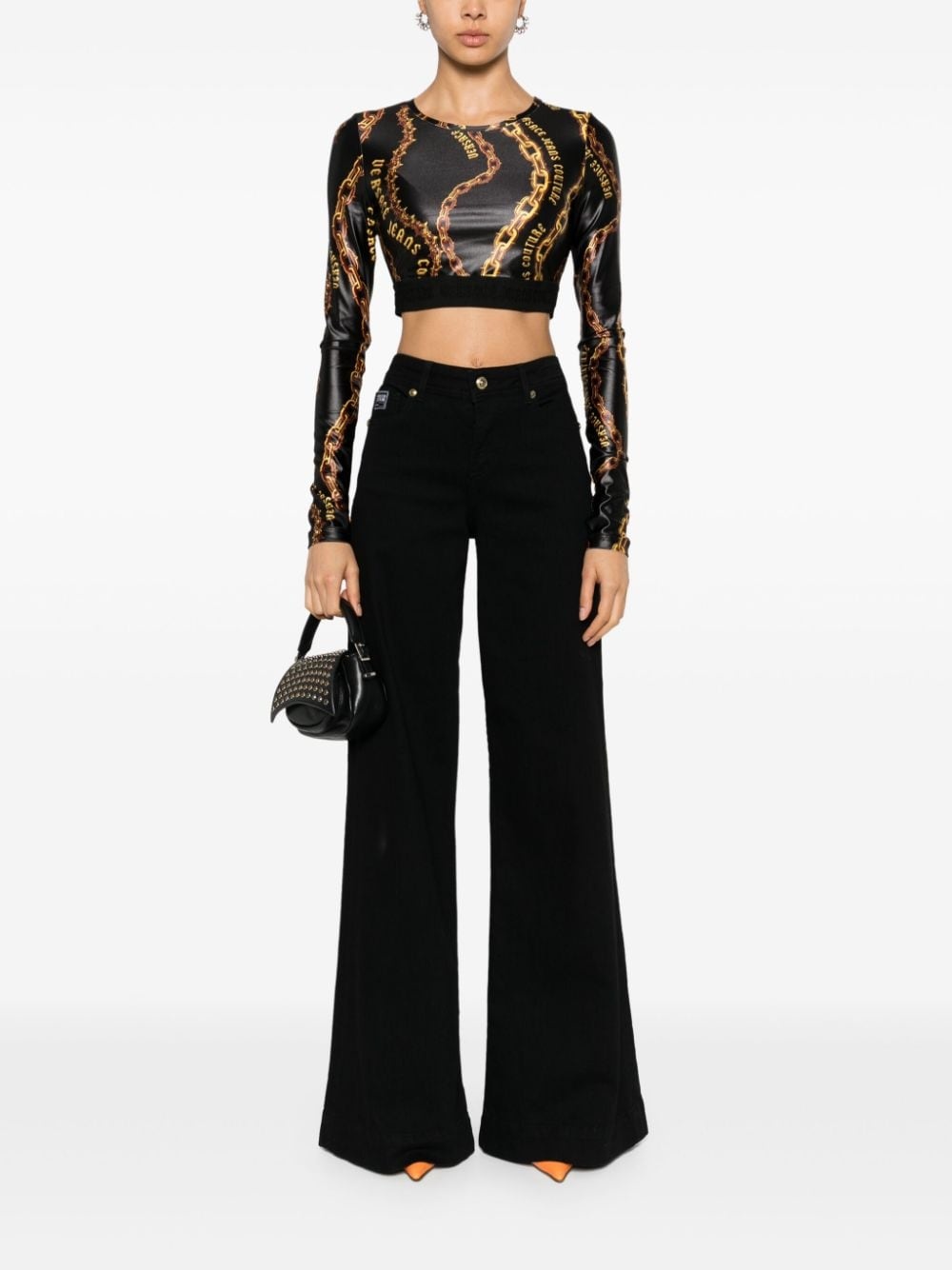 Chain Couture crop top - 2