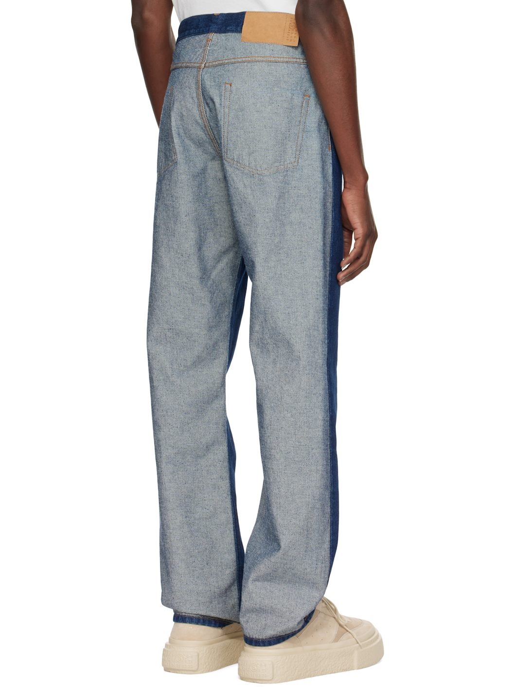 Navy Five Pocket Jeans - 3