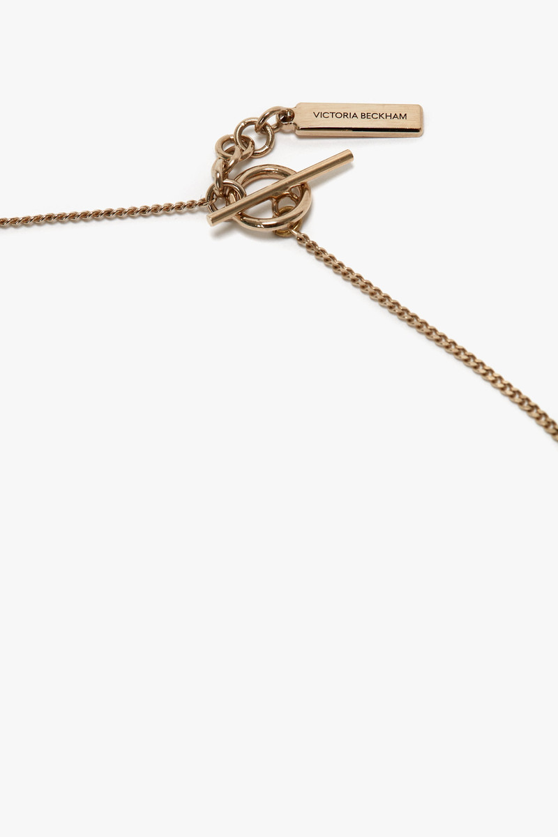 Exclusive Body Charm Necklace In Light Gold 3