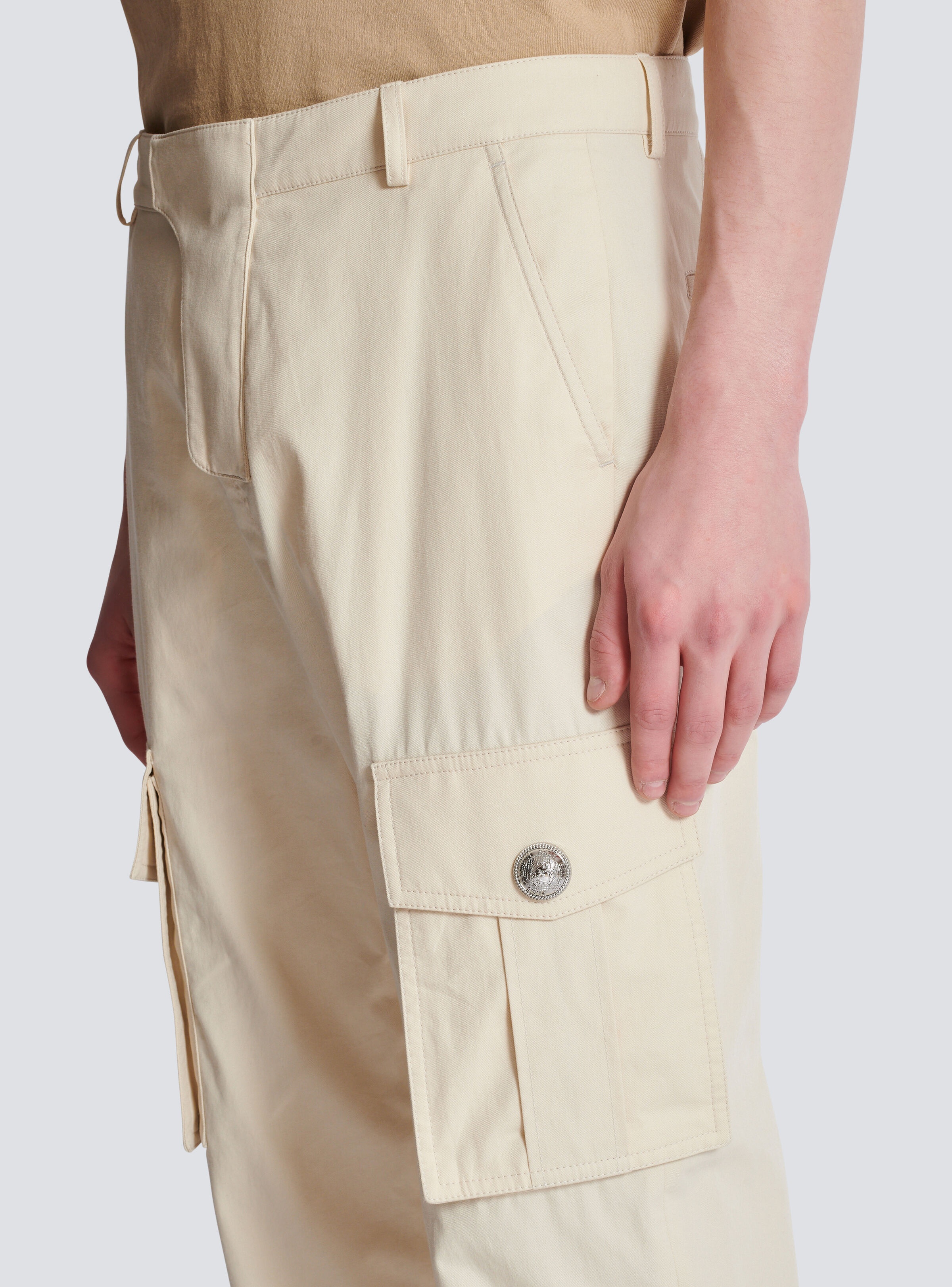 Cotton cargo trousers - 7