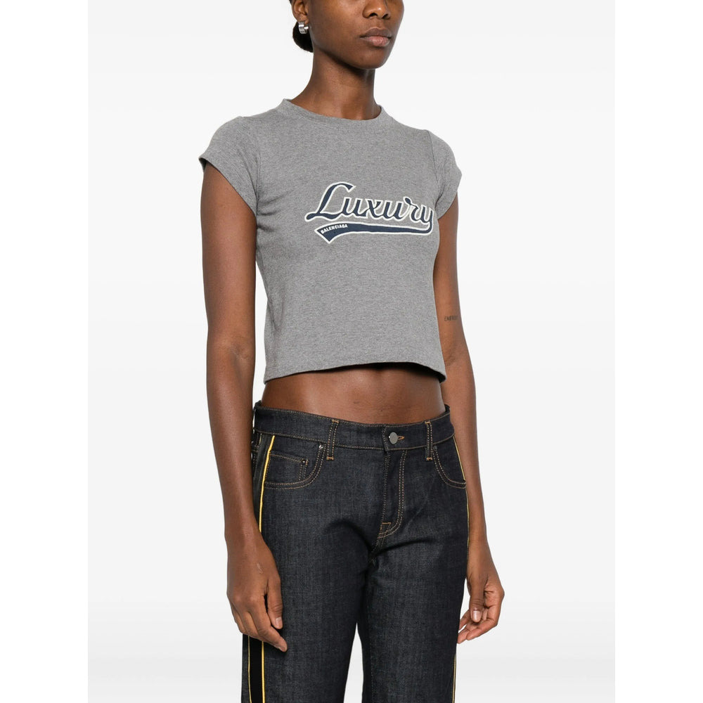 Balenciaga Grey Tops - T-Shirts & Jerseys Women - 2