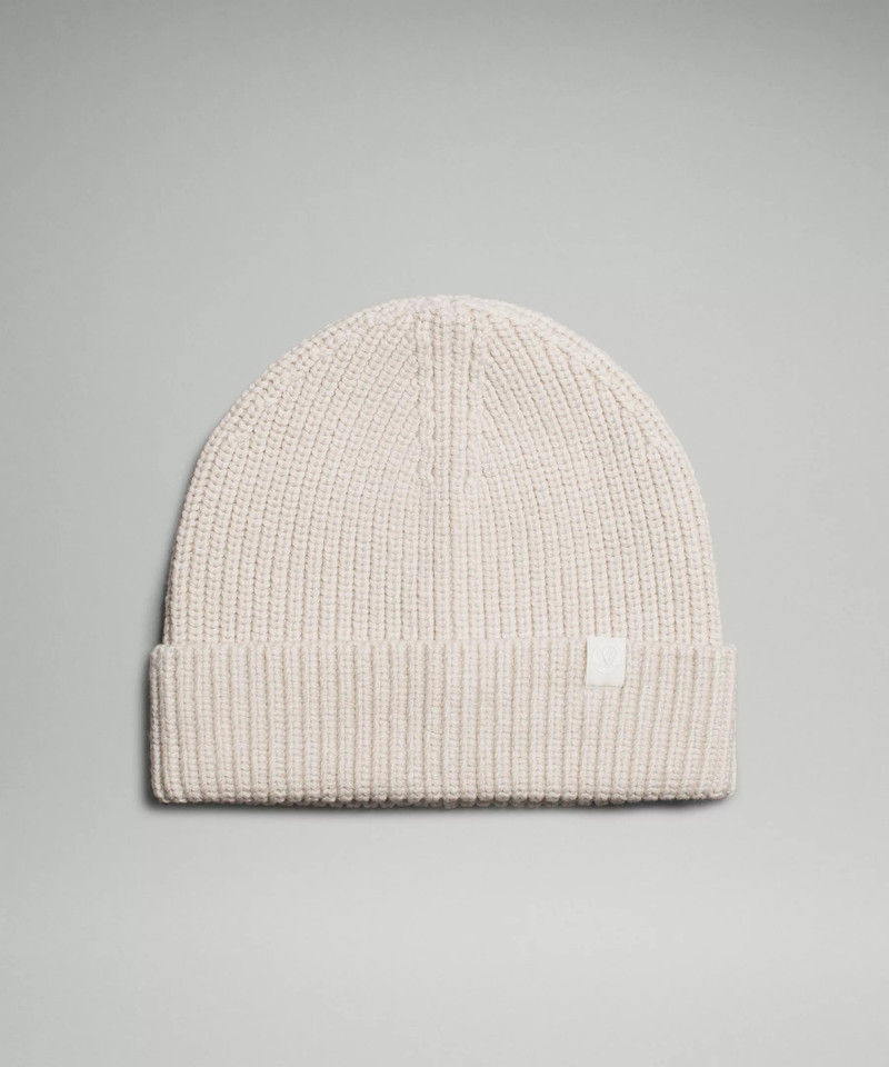 Close-Fit Wool-Blend Ribbed Knit Beanie 1