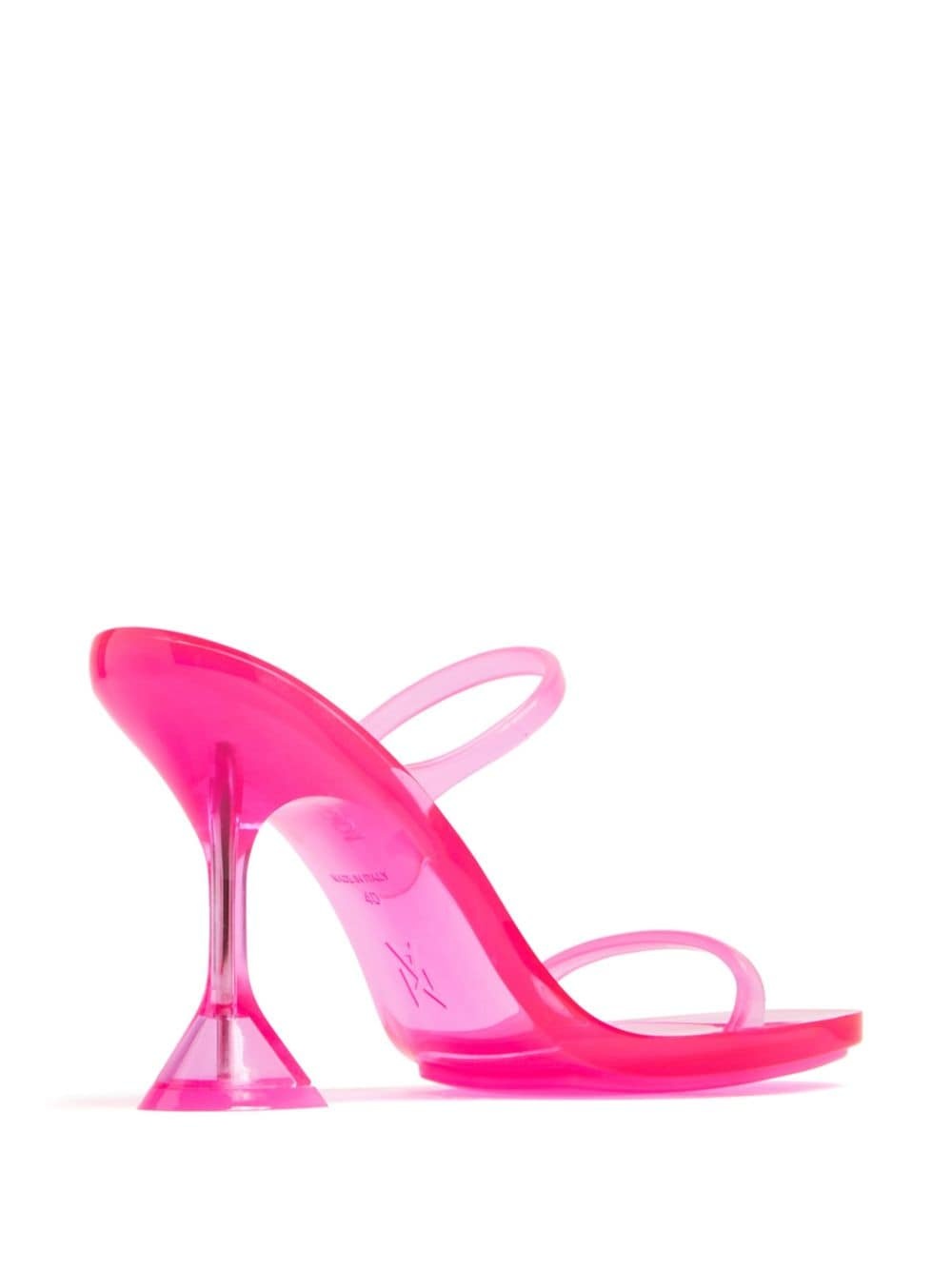 Brito 95mm translucent sandals - 3