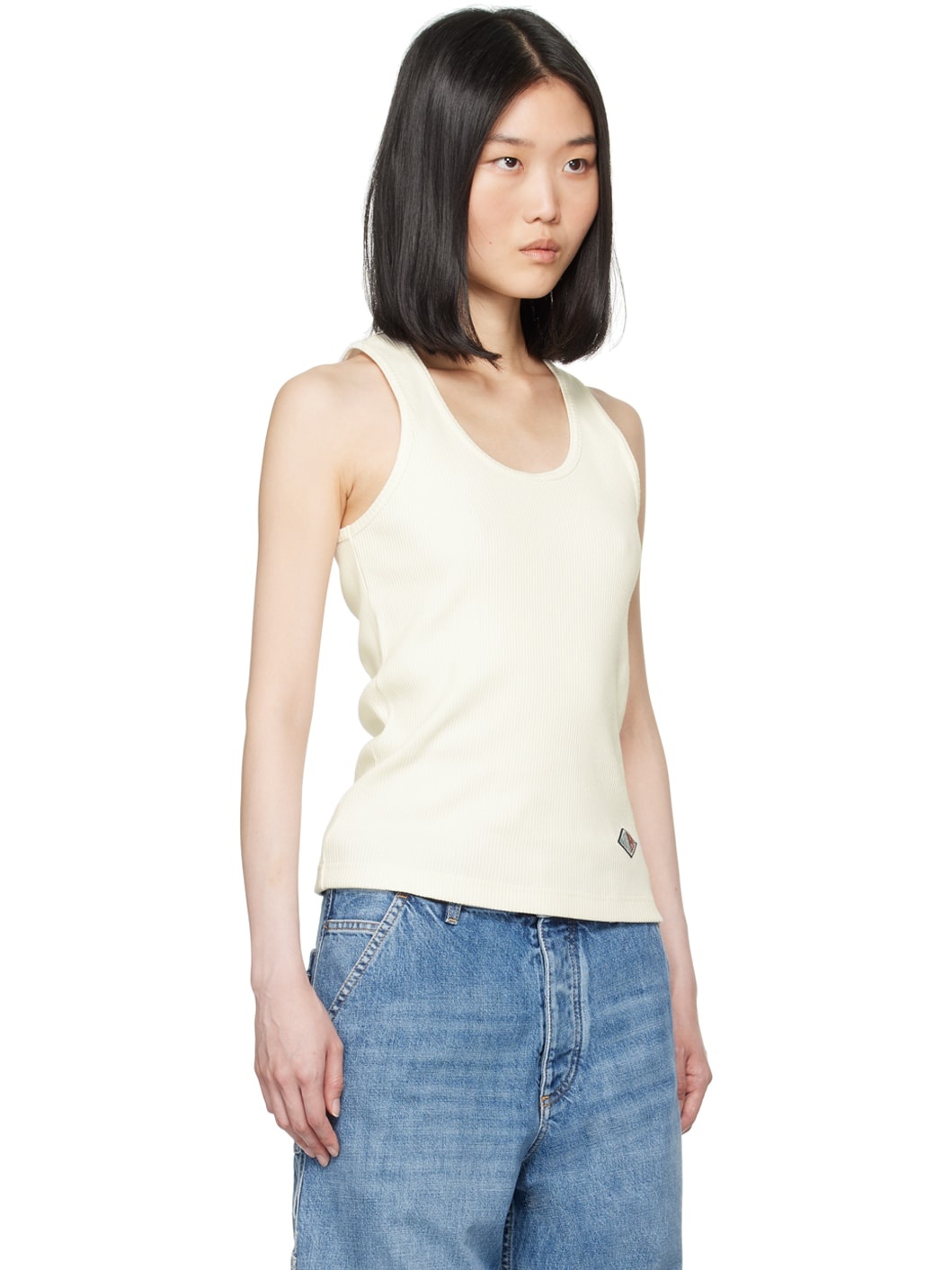 Off-white Compact Rib Tank Top - 2