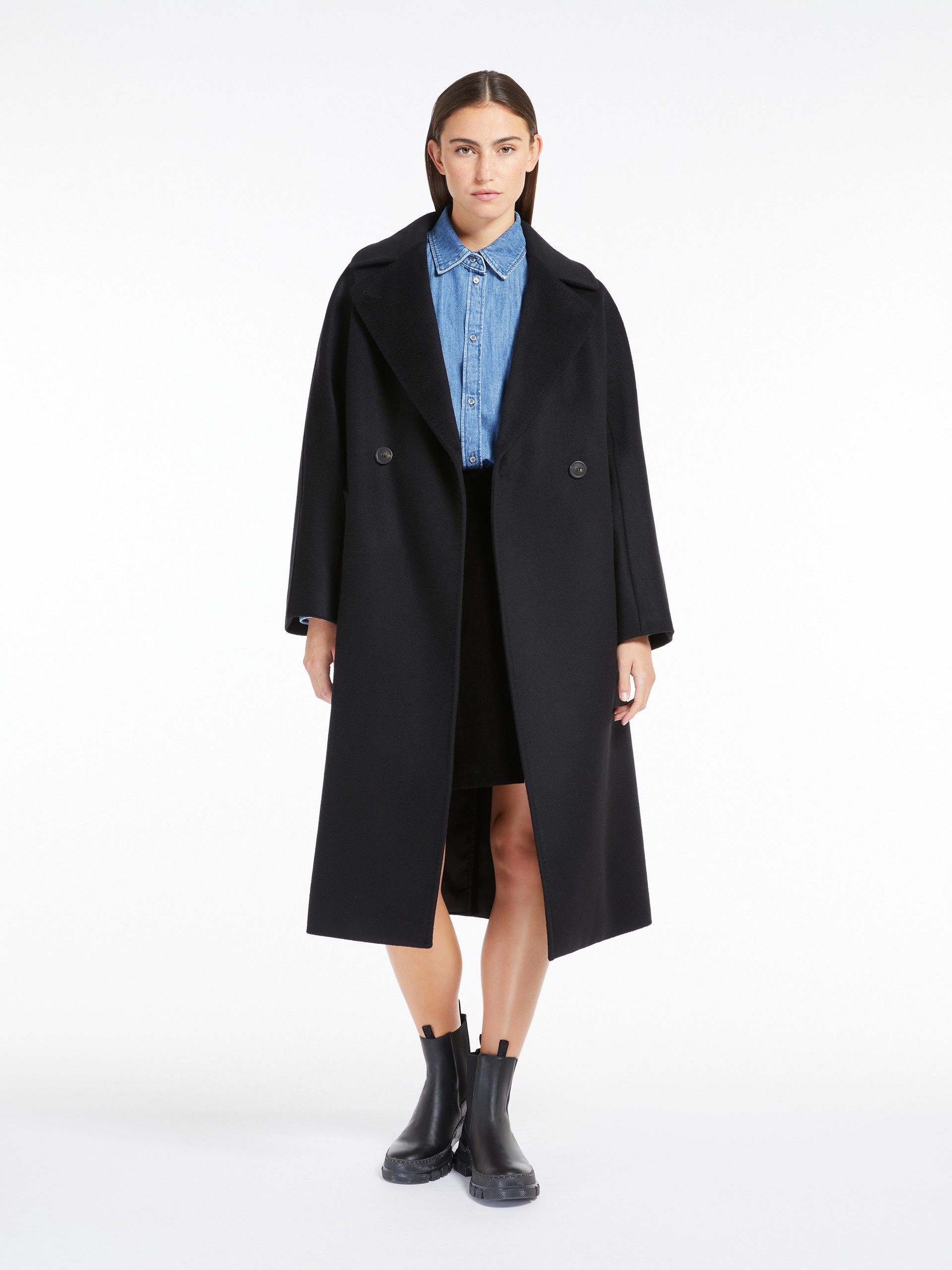 RESINA Belted wool coat - 2