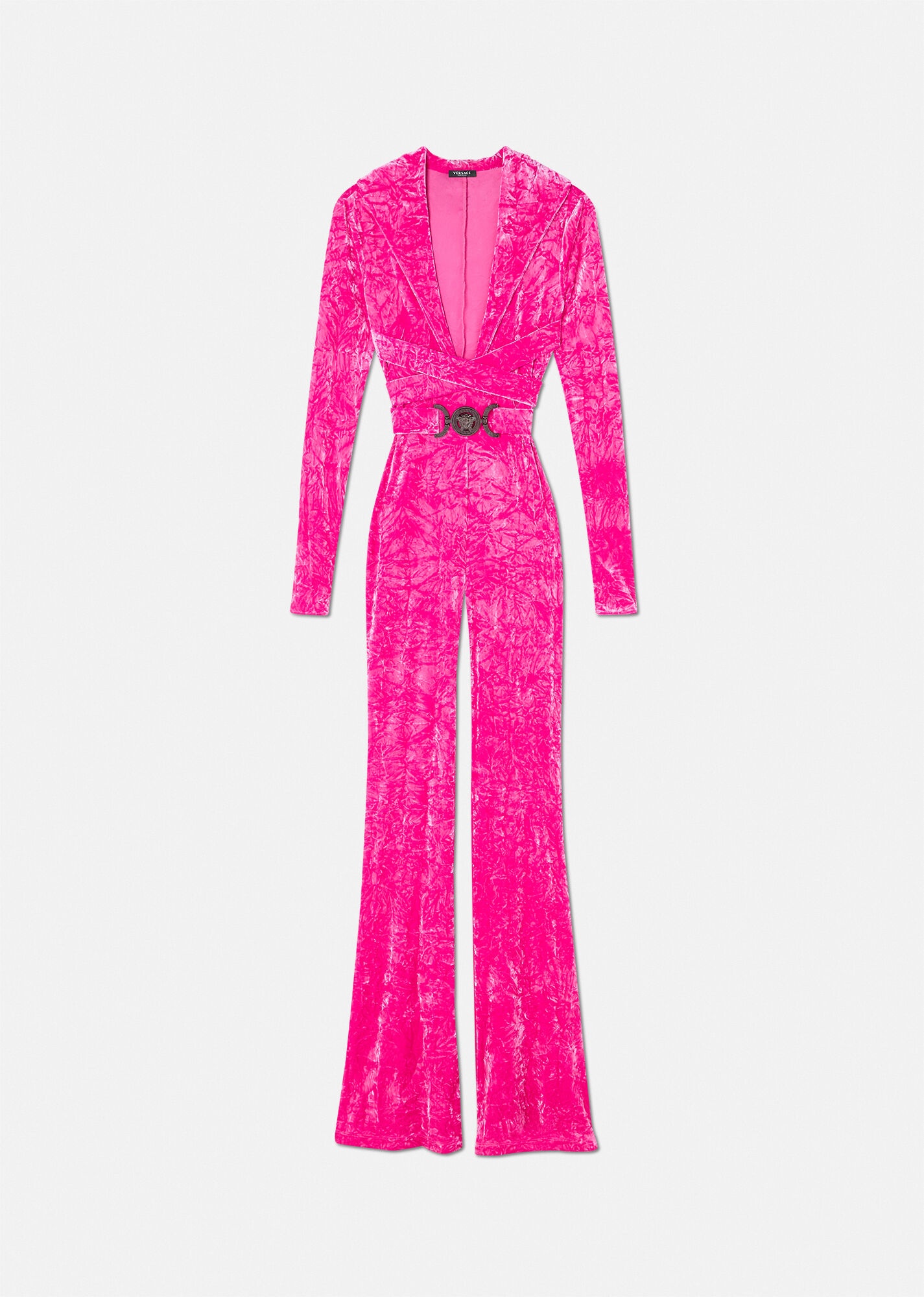 Medusa Biggie Velvet Hoodie Jumpsuit - 1