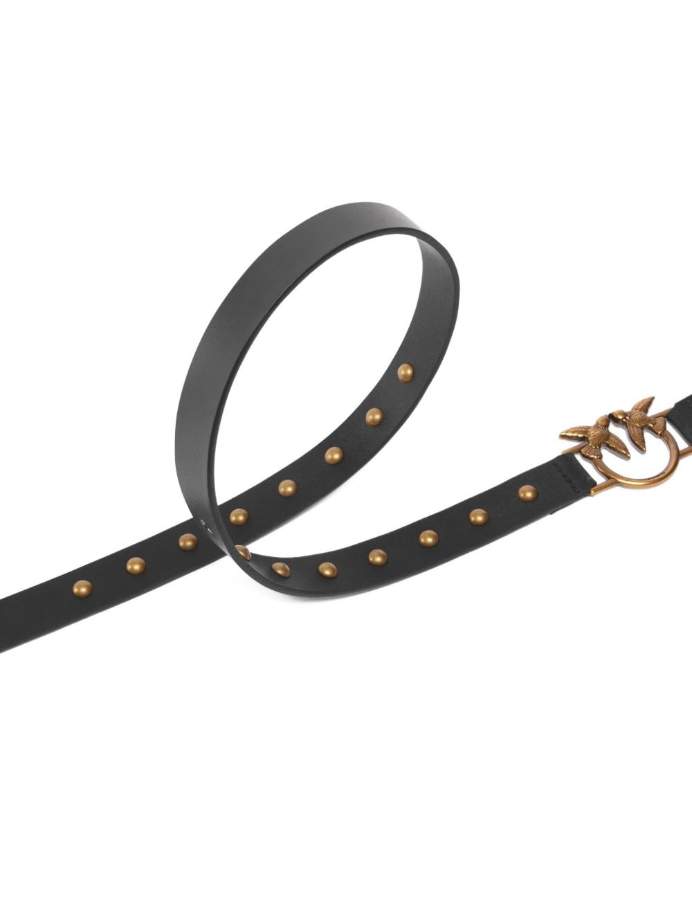 studded leather belt - 4