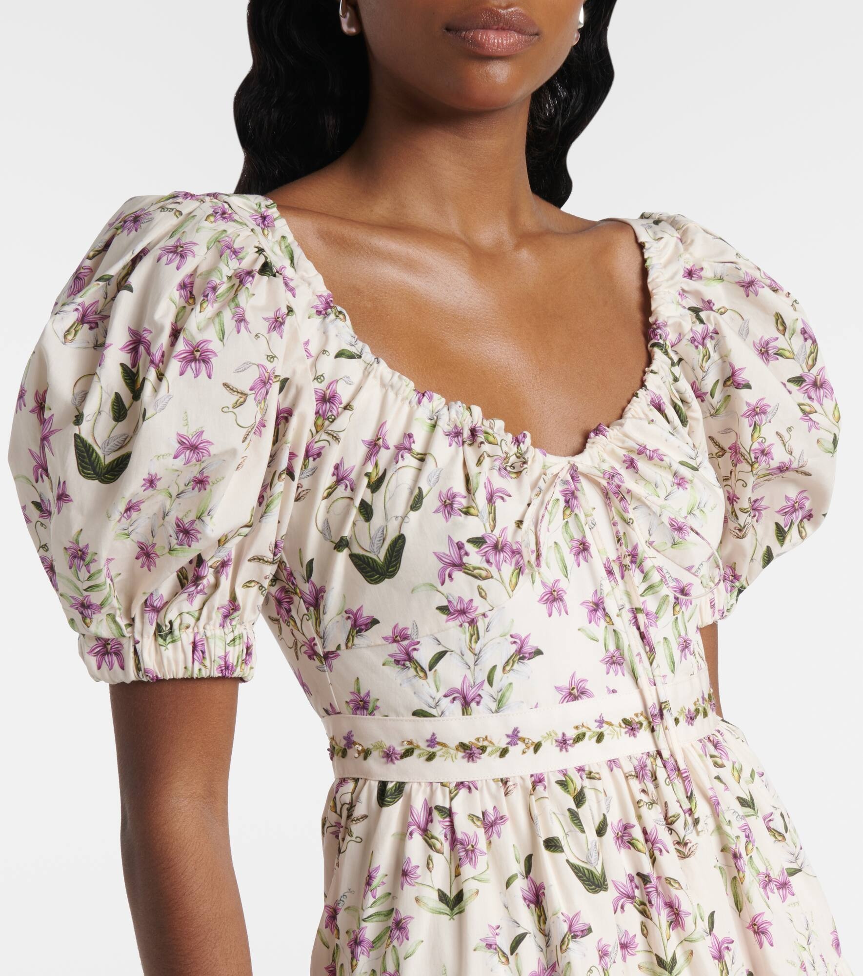 Palmera tiered cotton maxi dress - 4