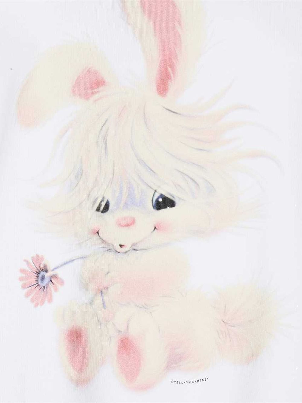 rabbit-print ribbed hoodie - 3