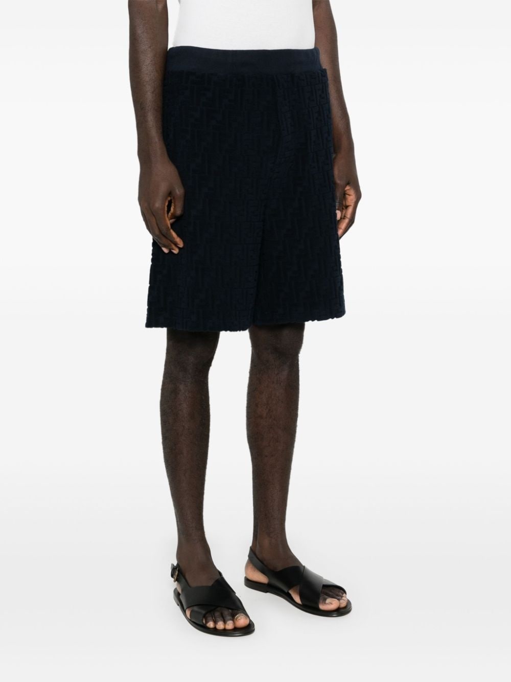 4G terry-cloth track shorts - 3
