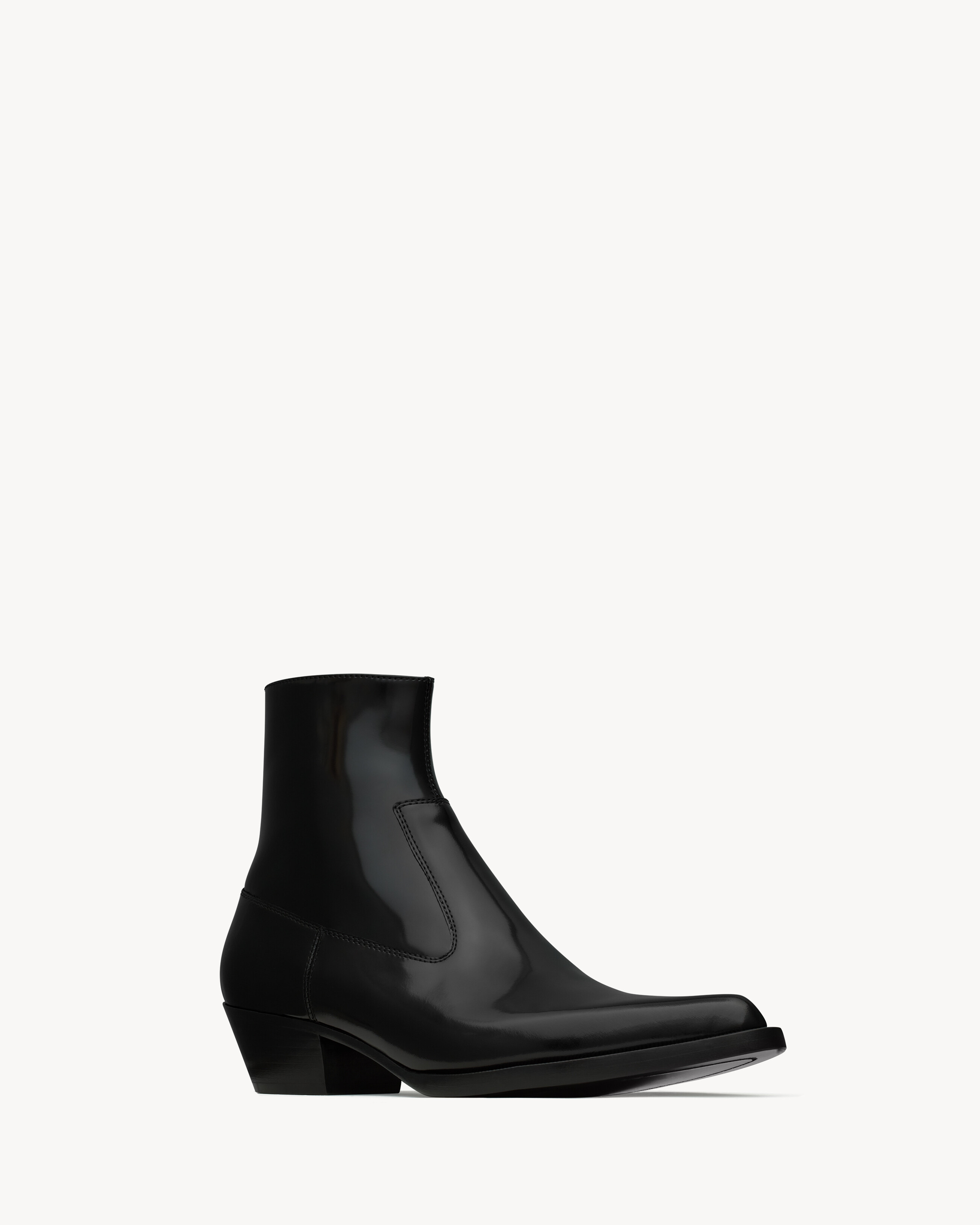 BEAT BOOTIES IN GLAZED LEATHER - 4
