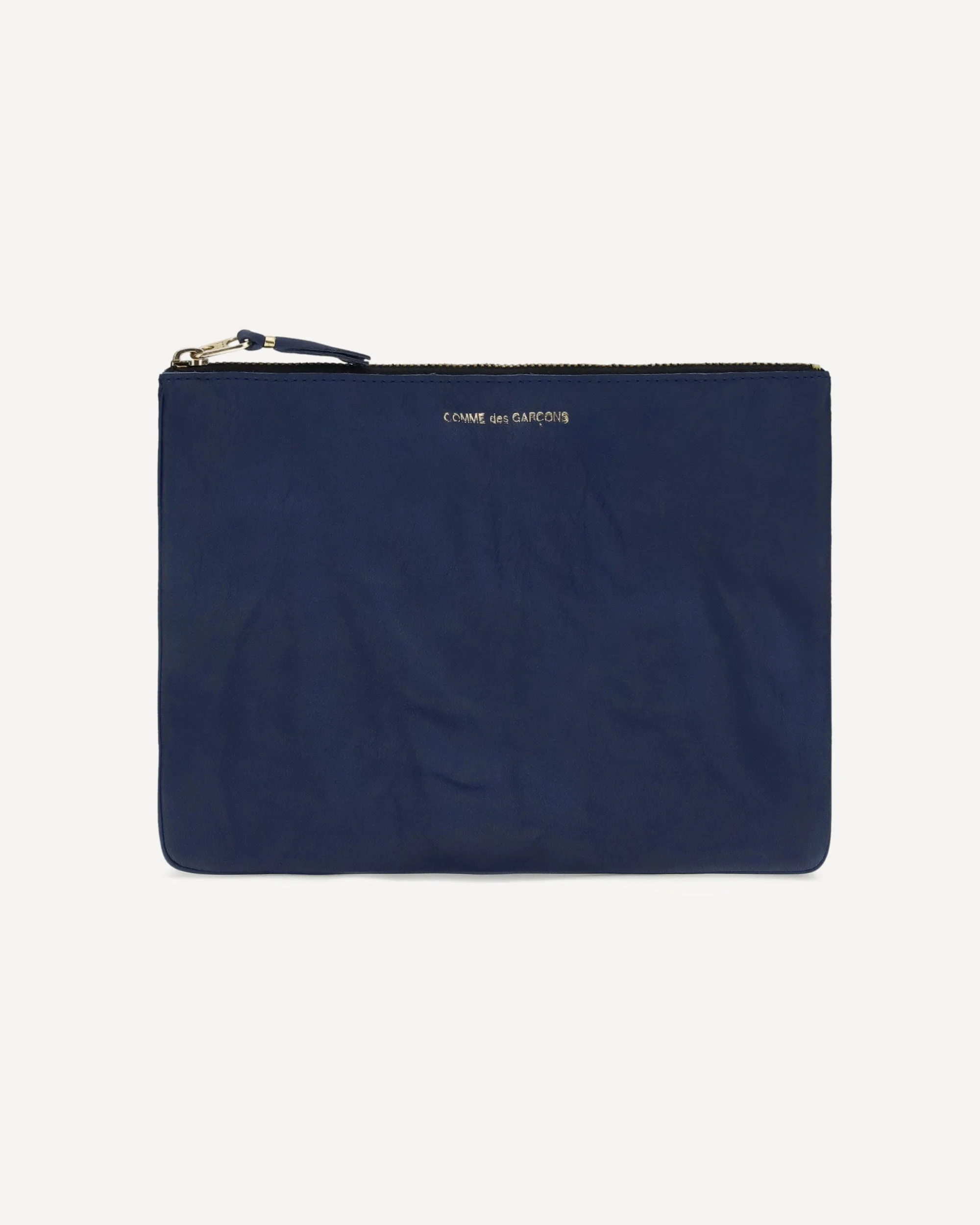 Vintage-effect leather Pouch - 1