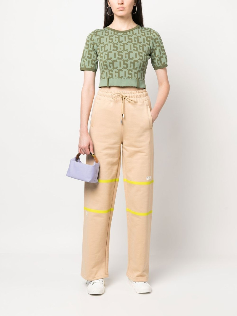 GCDS Matilda monogram cropped top outlook