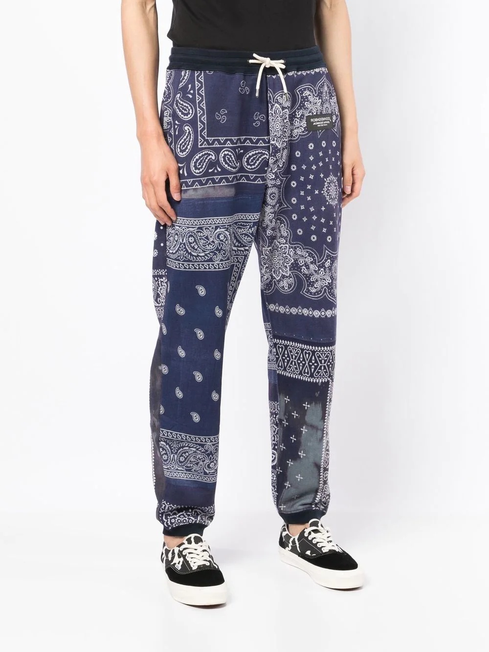 bandana-print trousers - 3