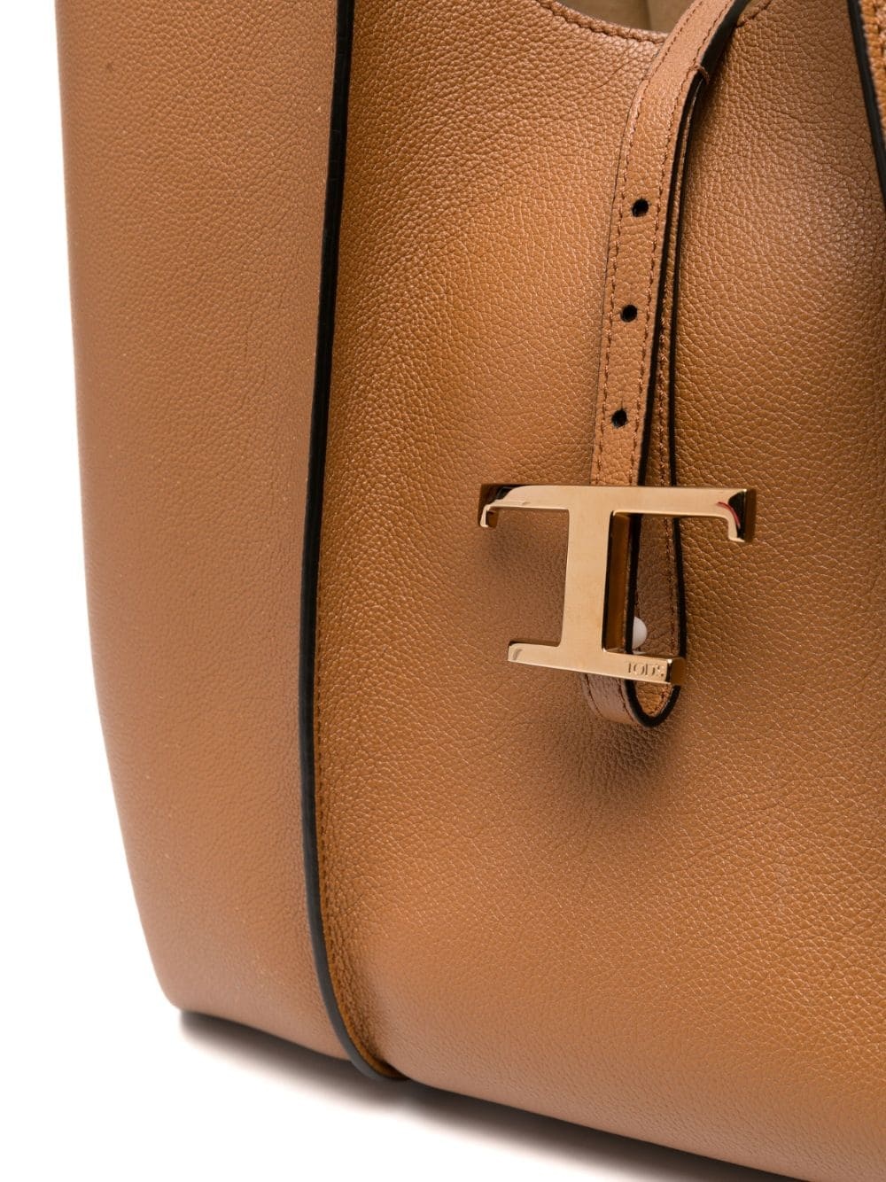 medium T Timeless leather tote bag - 4