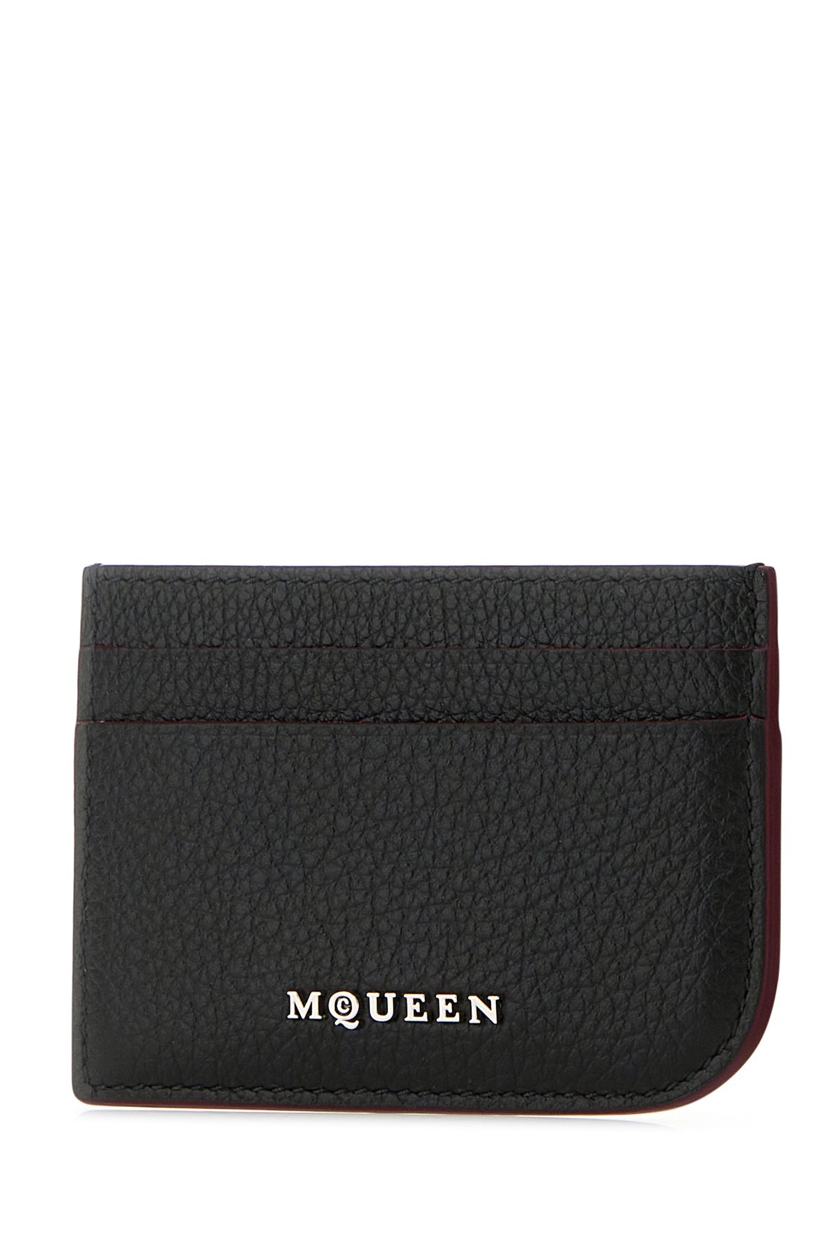 Black leather card holder - 2