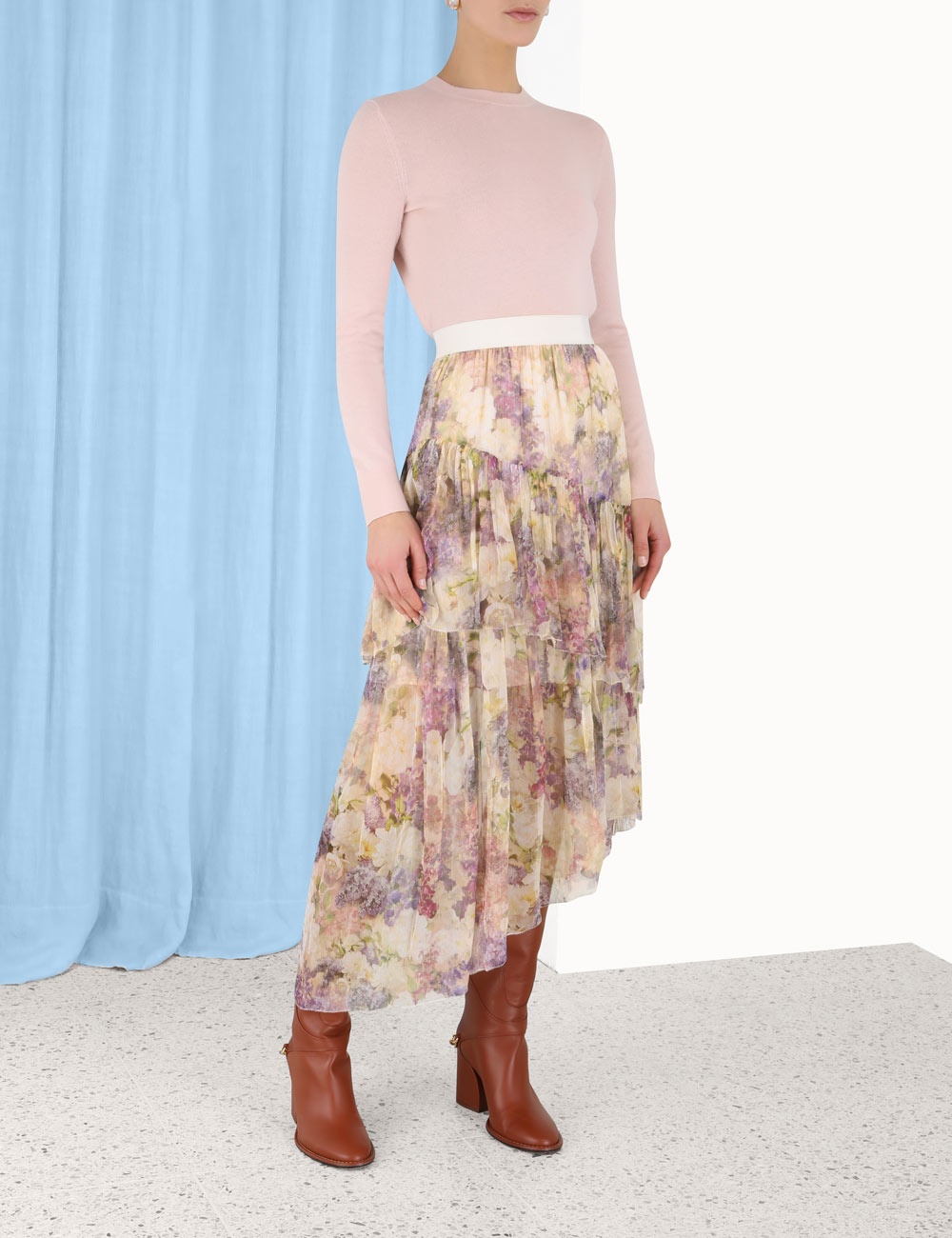 LYRICAL ASYMMETRIC SKIRT - 8