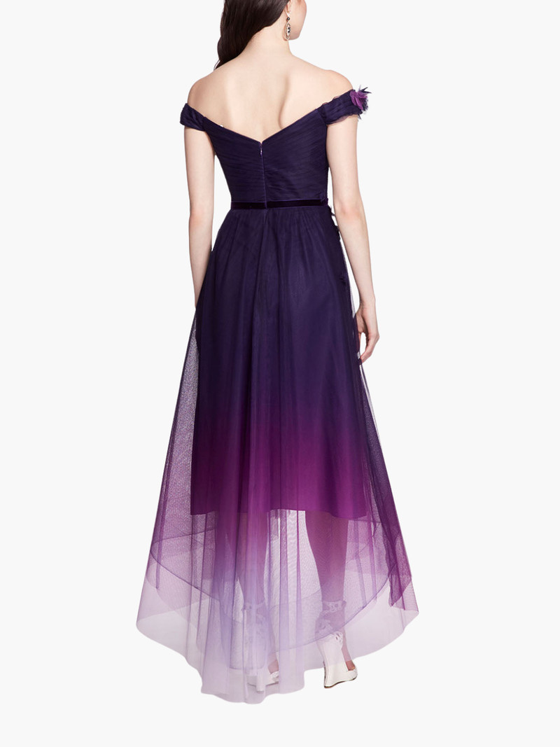 Marchesa OMBRE TULLE GOWN outlook