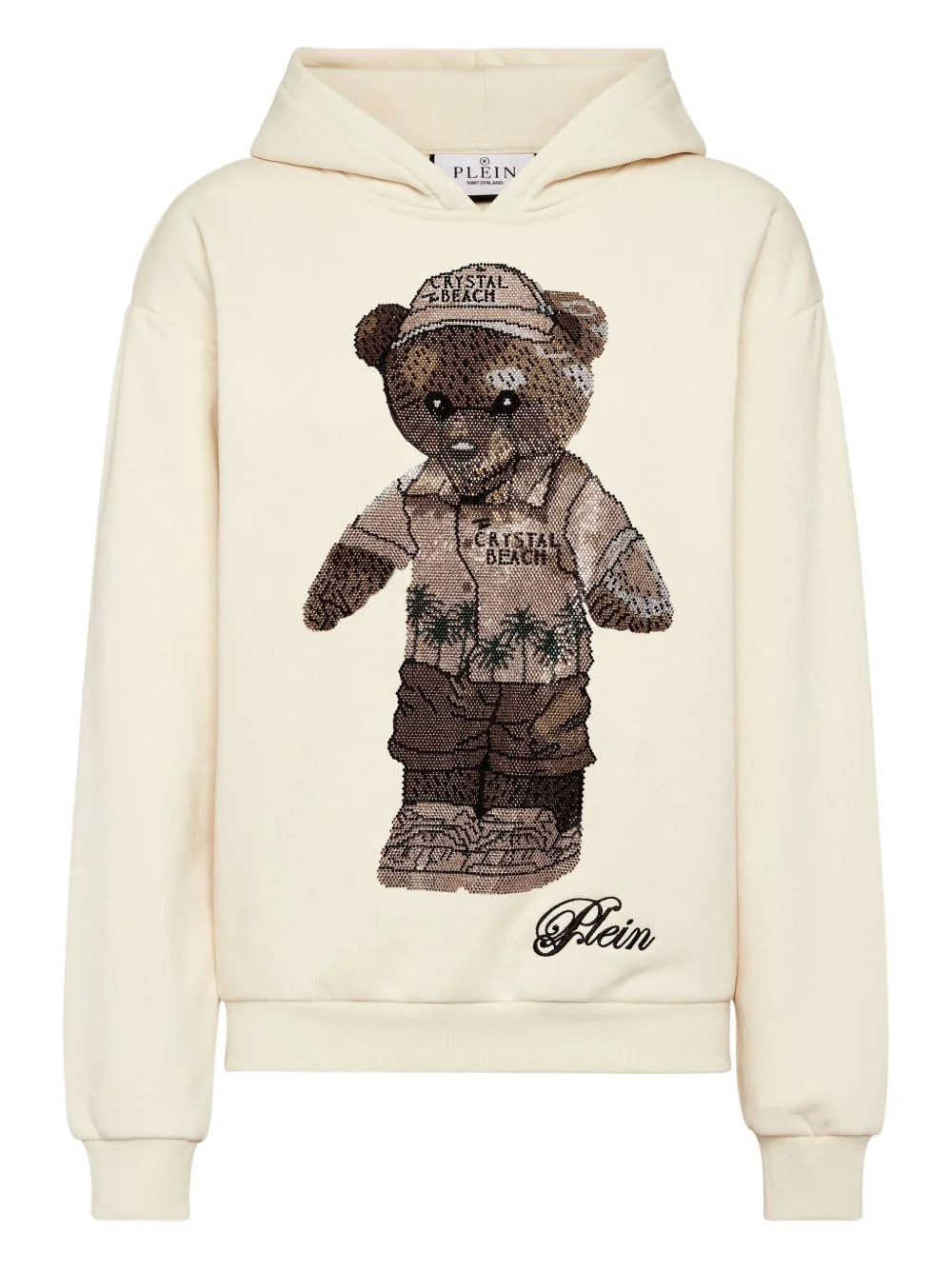 Teddy Beach crystal hoodie - 1