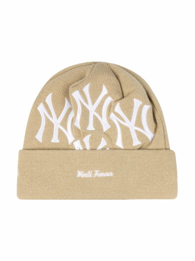 Supreme x New York Yankees x New Era Box Logo beanie "FW21" outlook