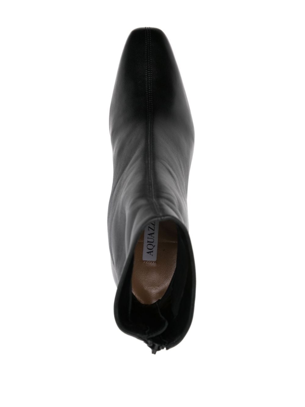 70mm leather ankle boots - 4