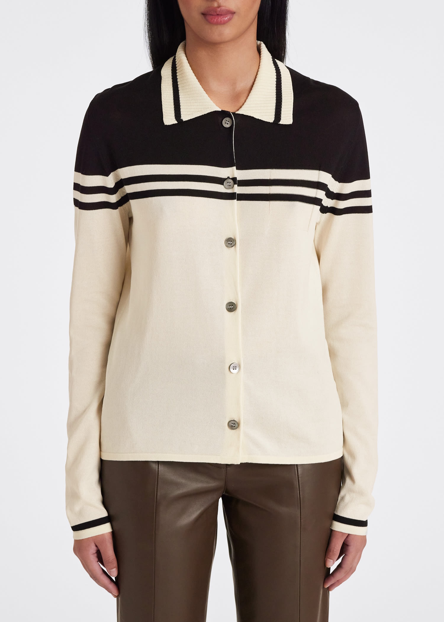 Colour Block Cardigan - 4