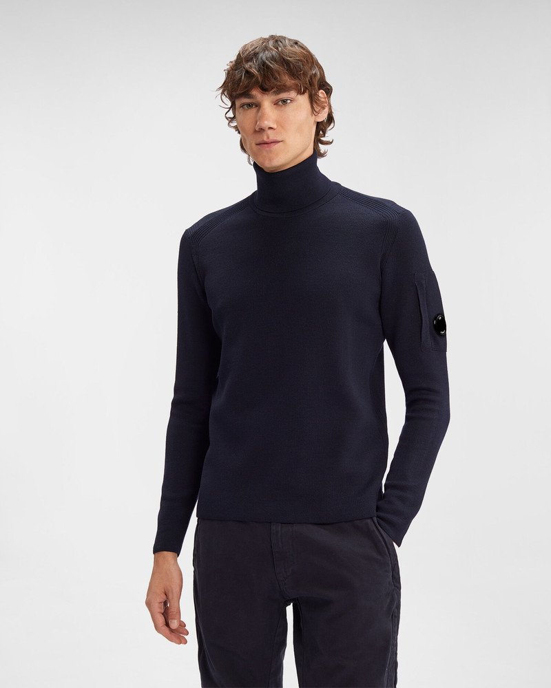 C.P. Company Re-Wool Roll Neck Knit - 15CMKN237A006595A888 