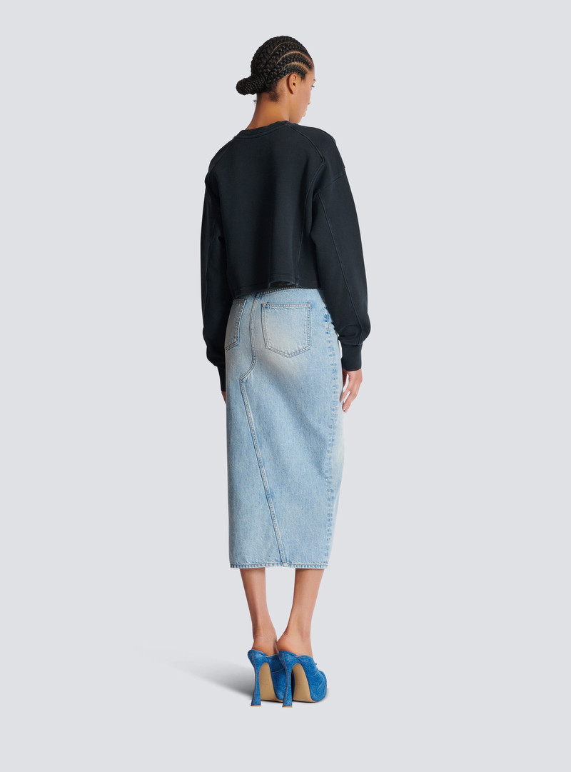 Balmain Couture embroidered sweatshirt 4