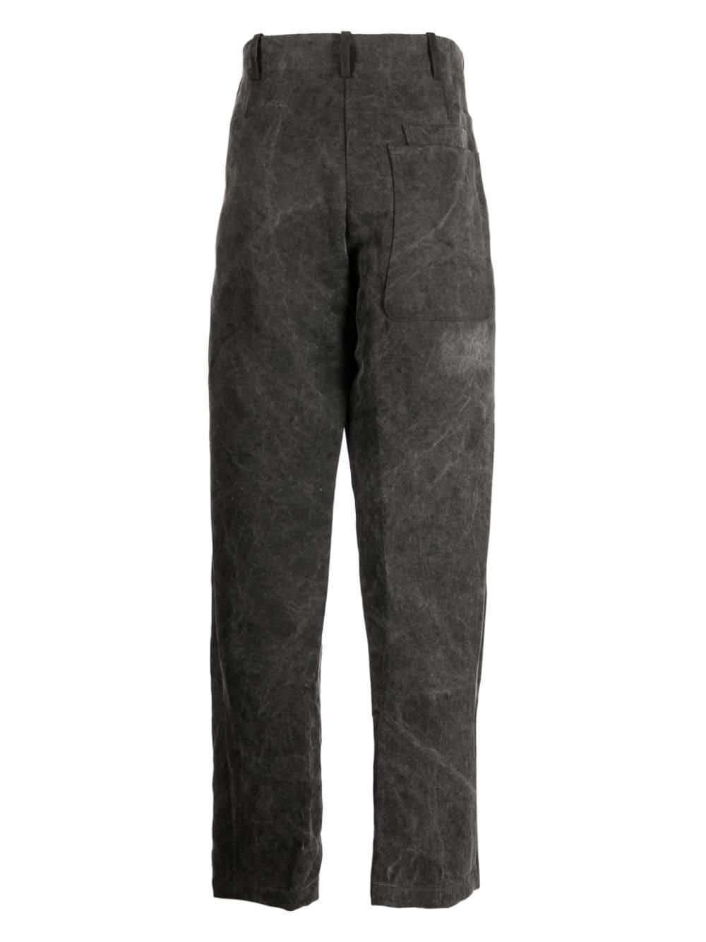 tie-dye cotton trousers - 2