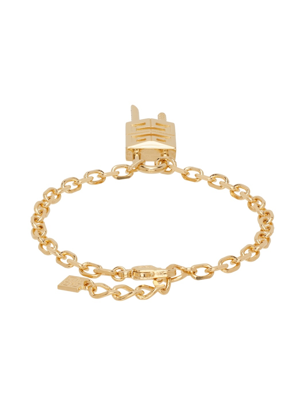 Gold Mini Lock Bracelet - 2