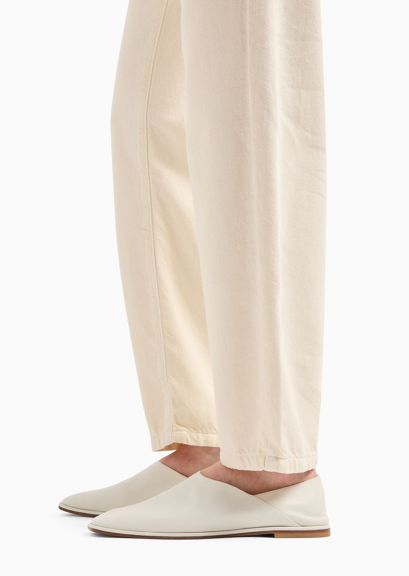 J04 Mid-rise straight-leg trousers in ASV worn-look organic cotton 5