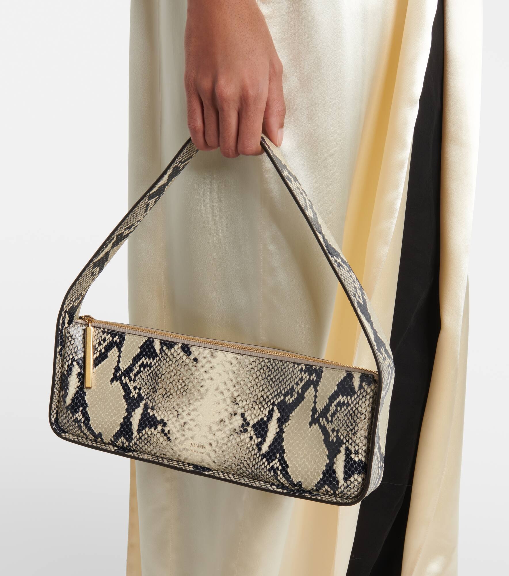 Lori snake-effect leather shoulder bag - 2
