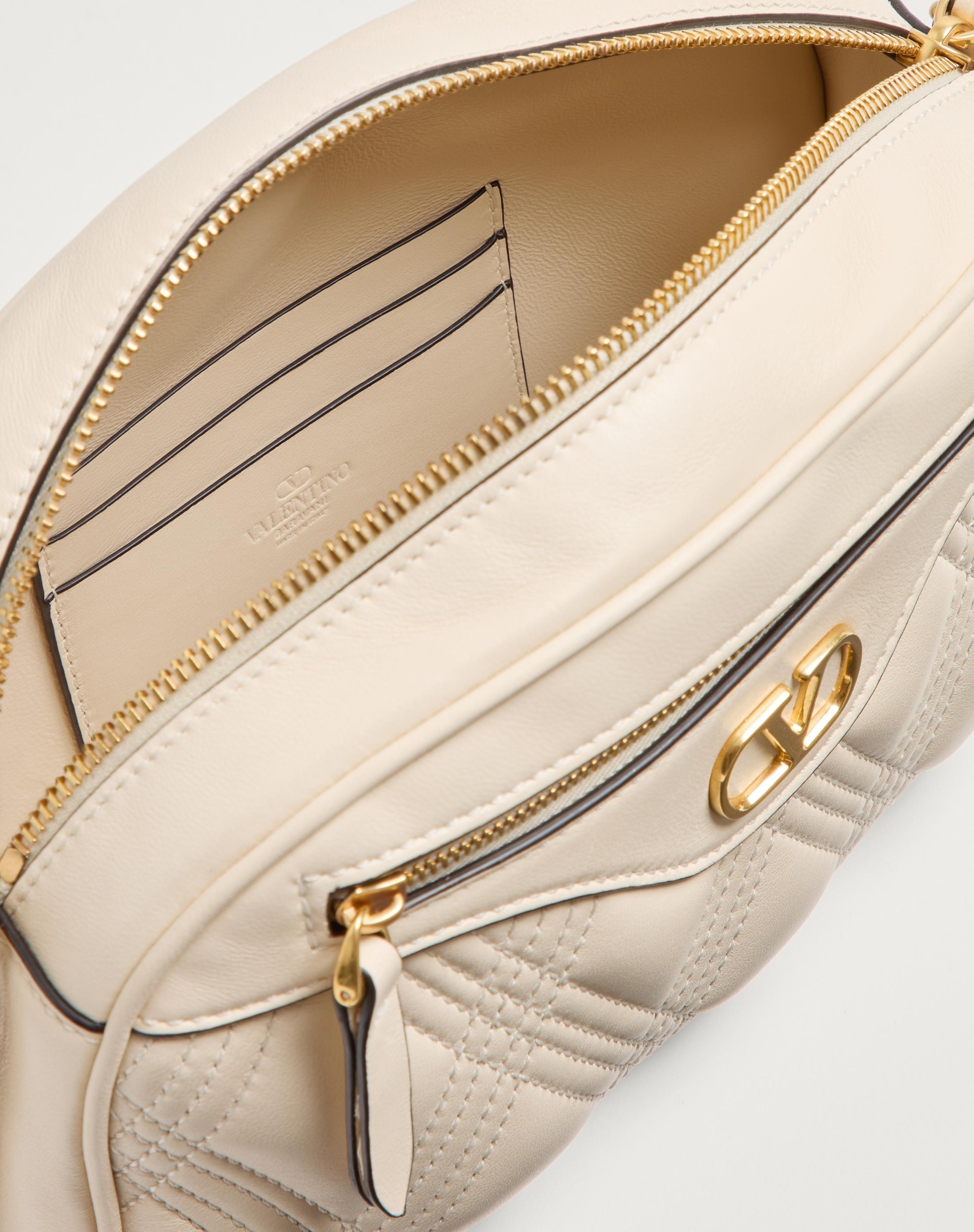 VALENTINO GARAVANI QUILTIE 67 MEDIUM SHOULDER BAG IN QUILTED NAPPA LEATHER - 5