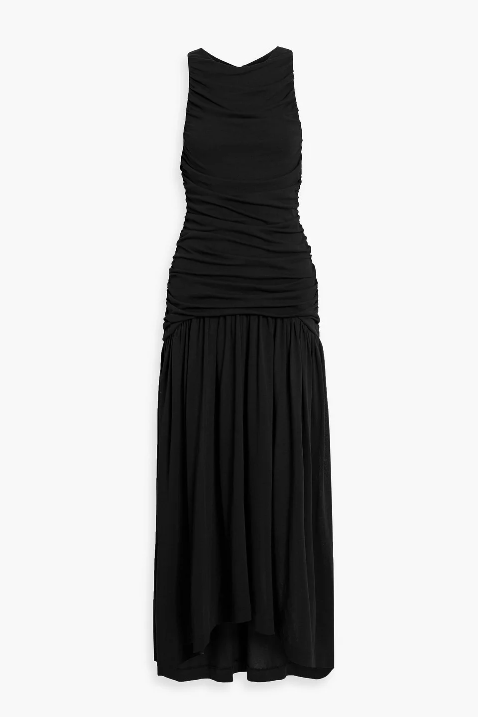 Ruched cotton maxi dress - 1
