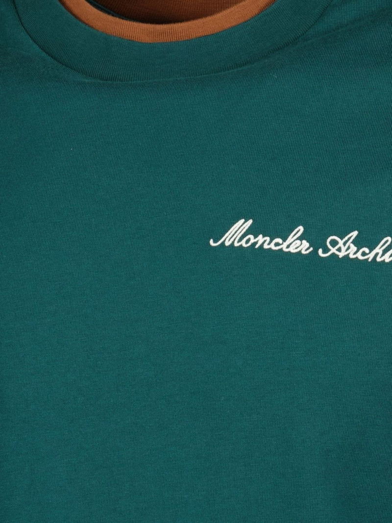 logo-embroidered T-shirt 3