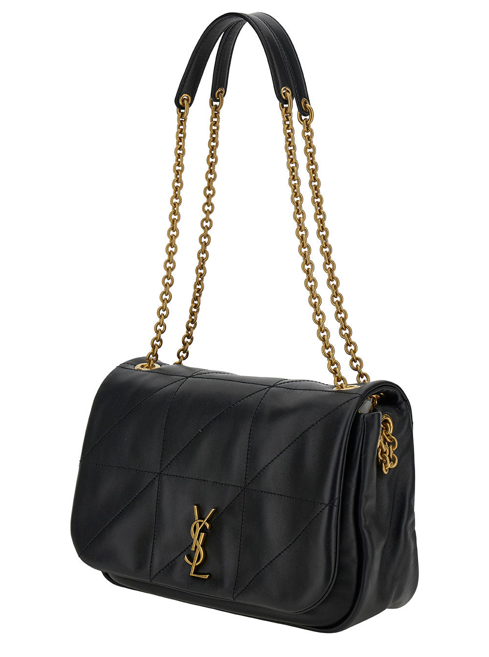 Saint Laurent Women 'Small Jamie 4.3' Black Crossbody Bag With Cassandre Detail In Quilted Leather W - 2