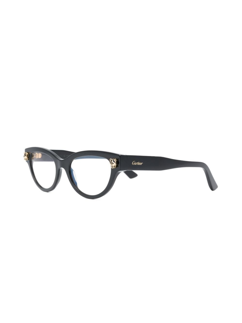 signature panther round-frame glasses - 2