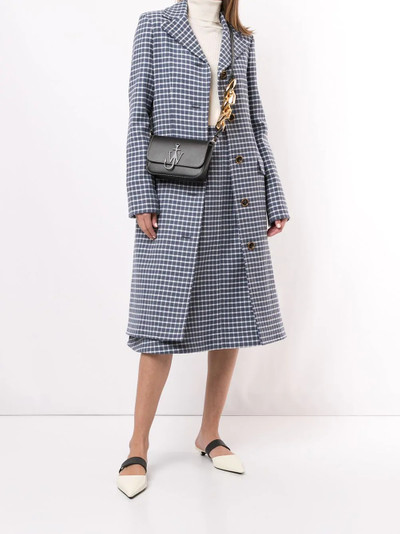 JW Anderson checked A-line midi skirt outlook