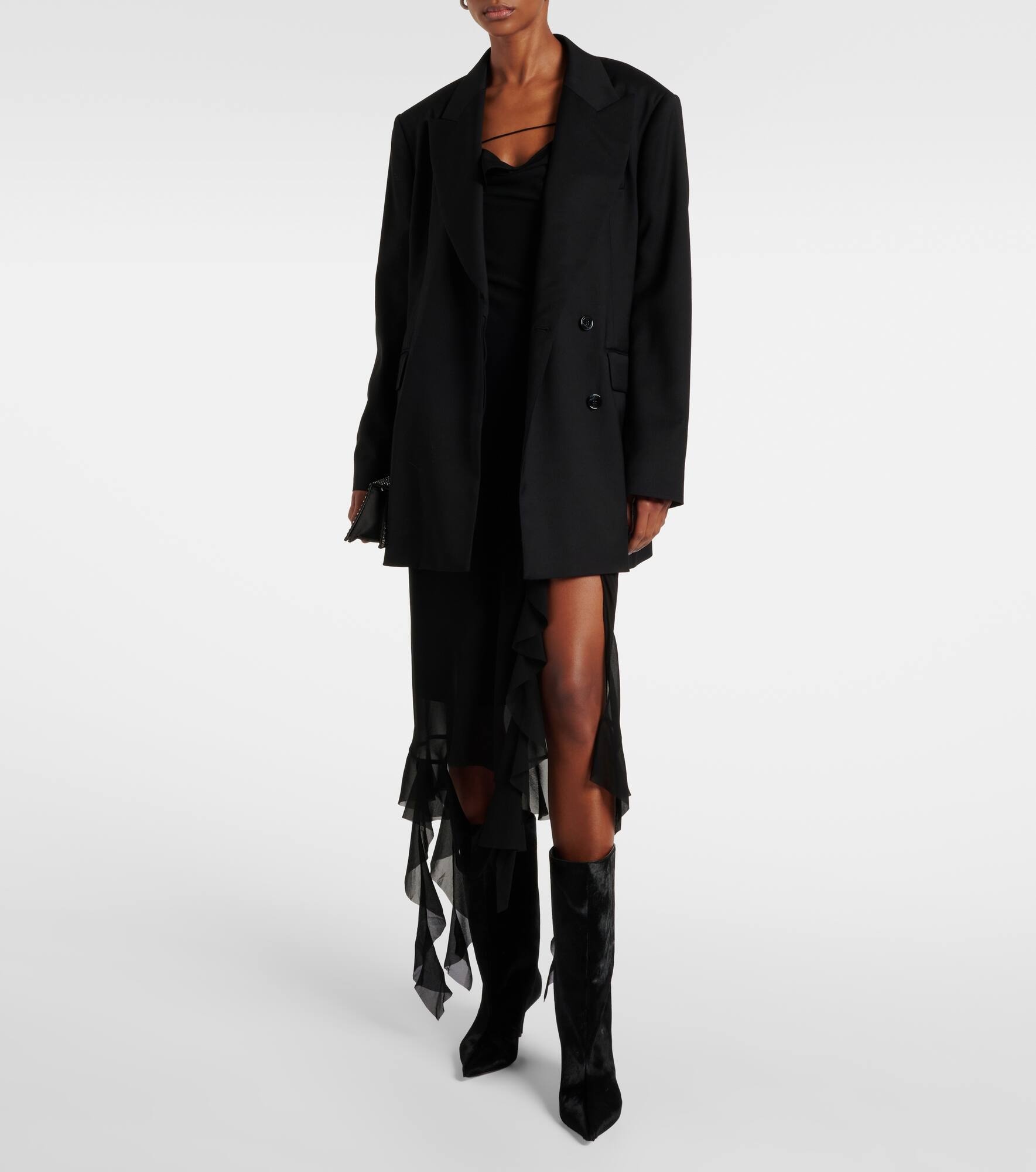 Fiona 60 calf hair knee-high boots - 3