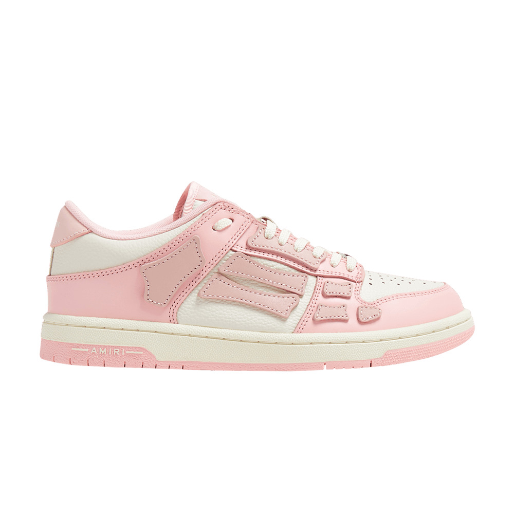 Amiri Wmns Skel Top Low 'Pink White' - 1