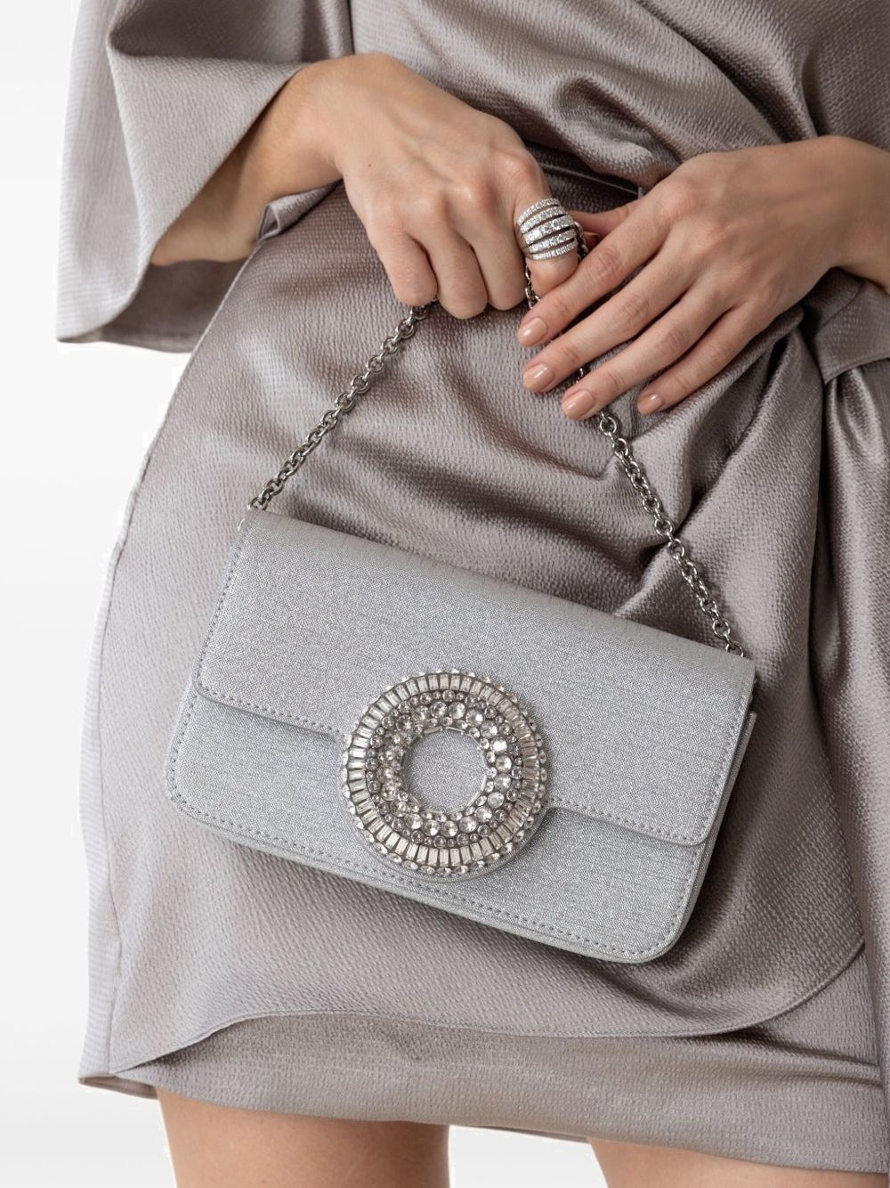 Crystal Hoop shoulder bag - 3