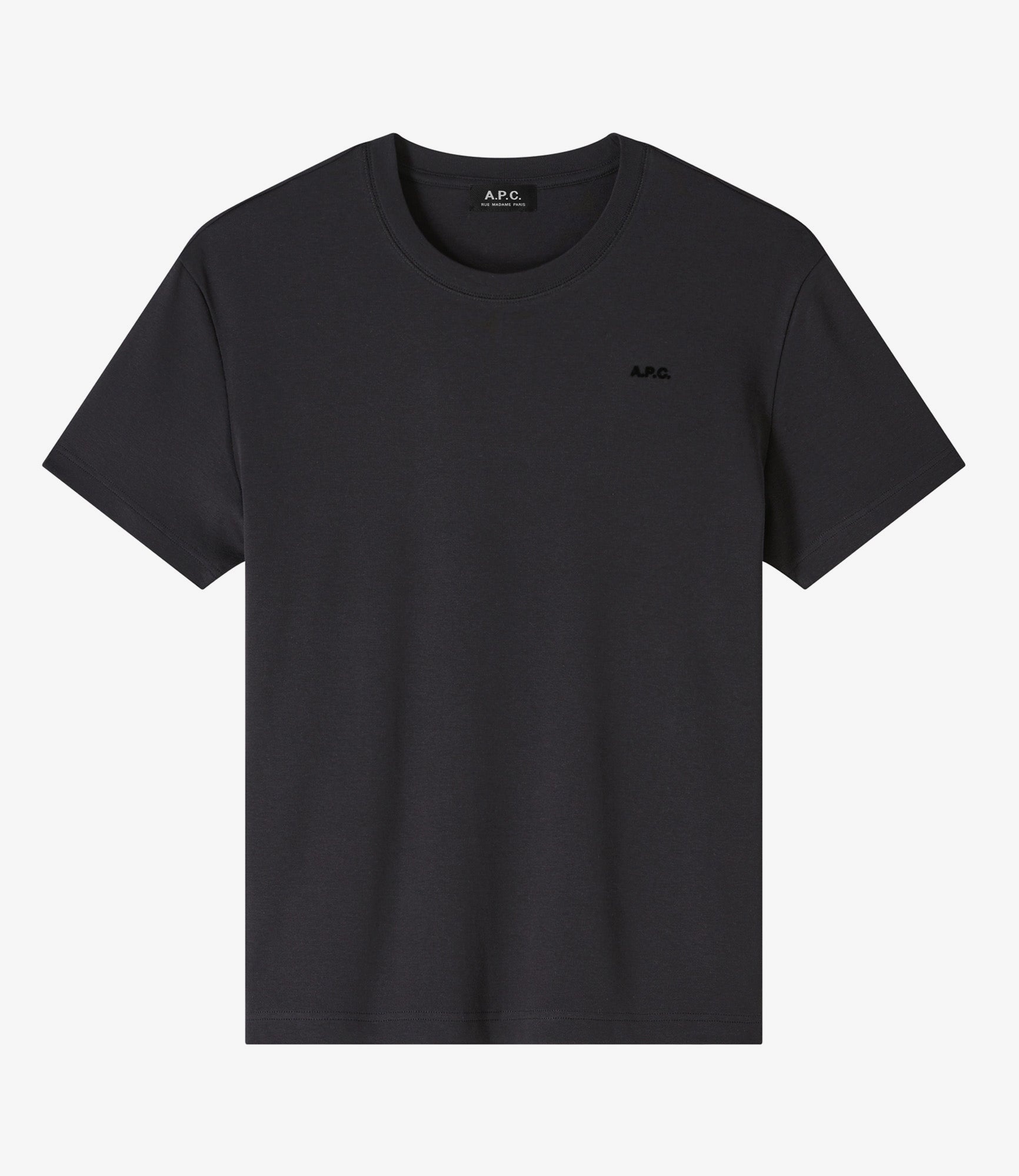 A.P.C｜SHORT-SLEEVED ROUND NECK T-SHIRTS (Item T-Shirt ( Sky T-shirt | Heavyweight organic jersey | A.P.C. Ready-to-Wear