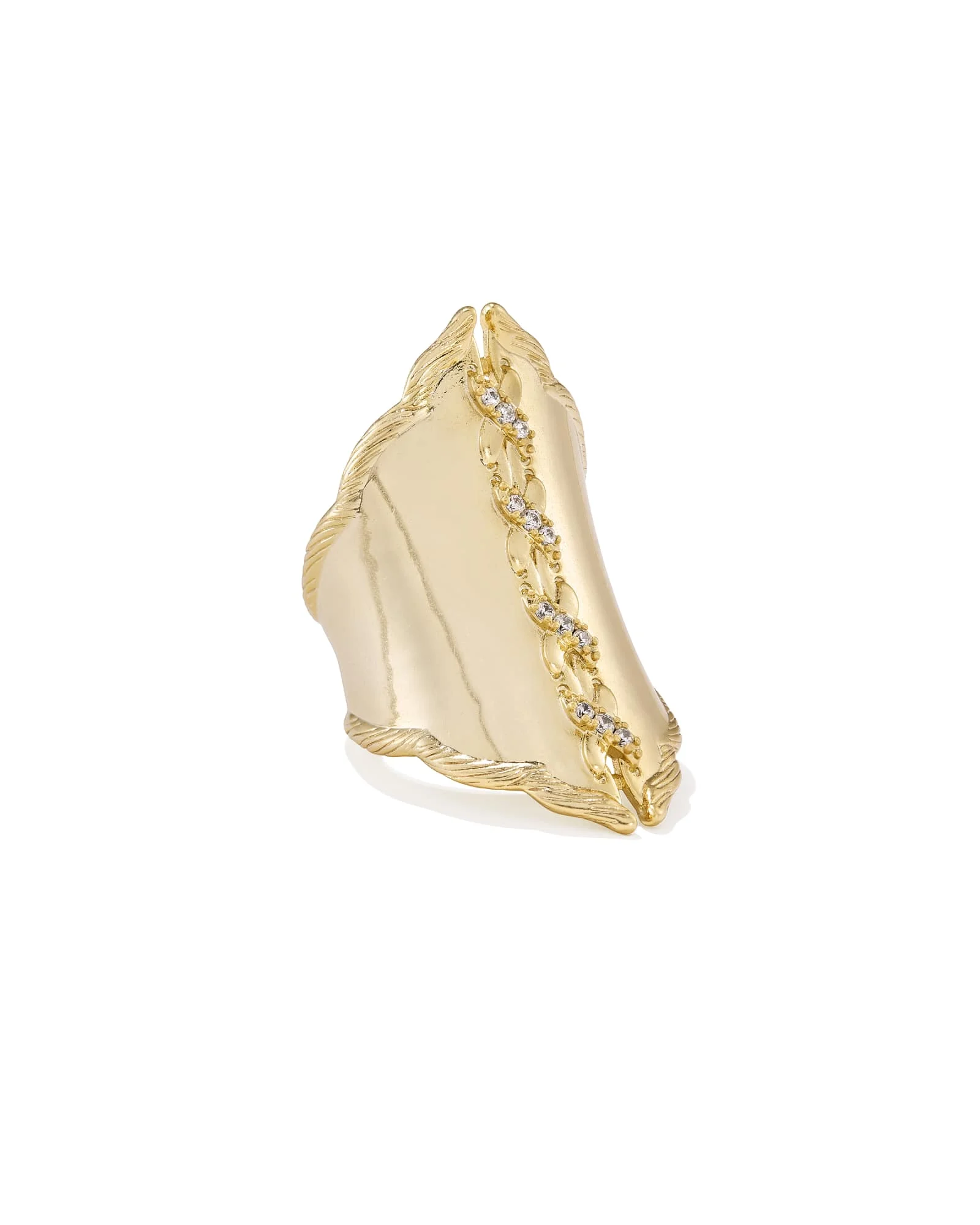 Dolly Parton x Kendra Scott Laced Gold Statement Ring - 1