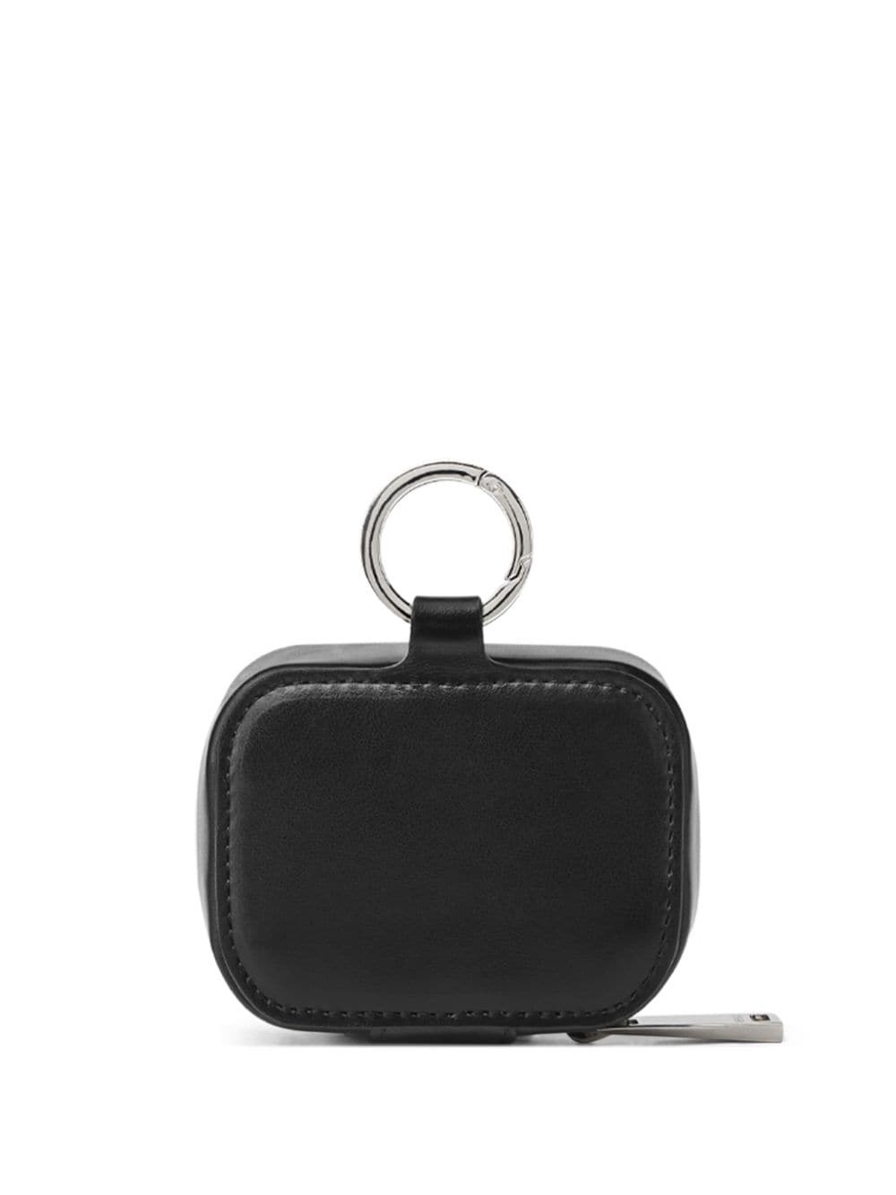 logo-print leather pouch - 2