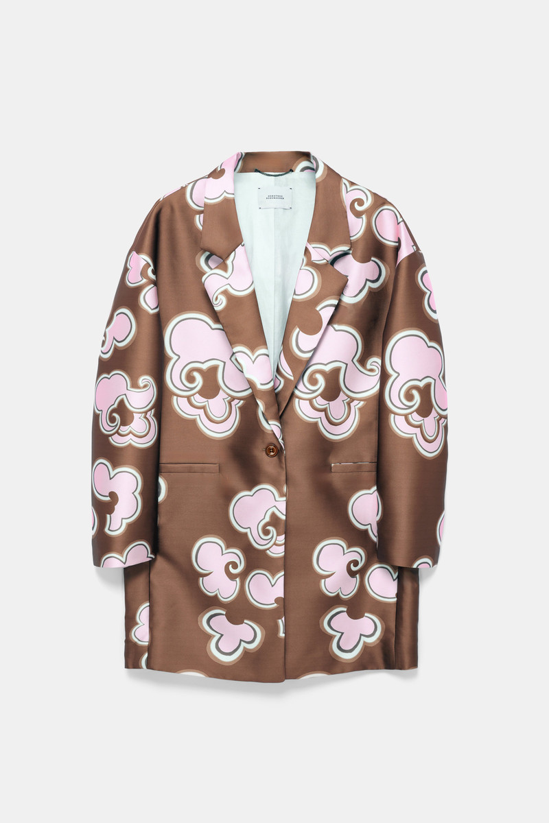 FLORAL STATEMENT coat 1